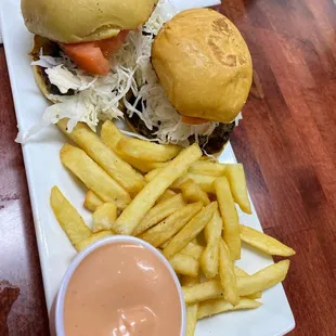 Mini Chimis with Fries (2)