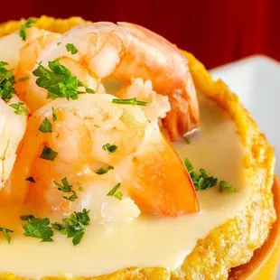 Shrimp in our rich and creamy Garlic sauce