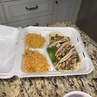 chicken Street Tacos Platter