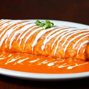 Wet burrito.. OMG so good! Love that sauce!