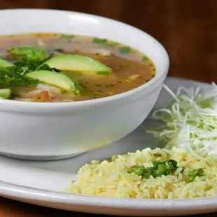 Seafood Chowder.. Add the rice and cabbage!