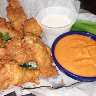 Cilantro lime dry rub wings! So tasty!