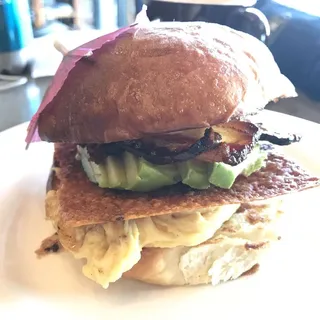 BAE Sandwich and Cold Brew Iced Coffee Combo