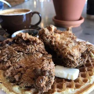 Chicken and Waffle Plate