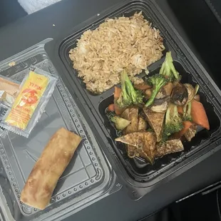 Lunch teriyaki tofu