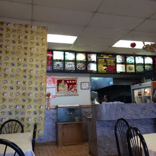 the interior of a restaurant