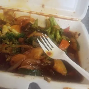 Mixed vegetables.... No thanks