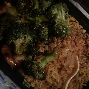 Shrimp  broccoli  combo
