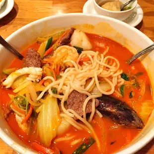 Korean Seafood Noodle Soup