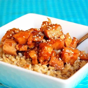 Hibachi chicken Rice bowl