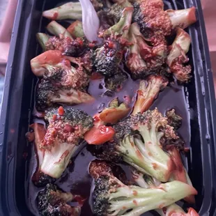 Garlic broccoli