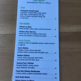 Chian Dian Lunch Specials
