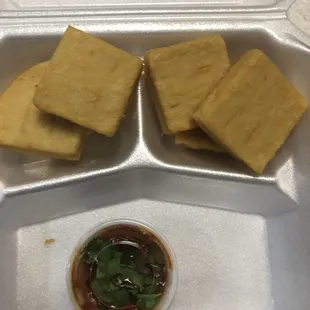 Fried tofu