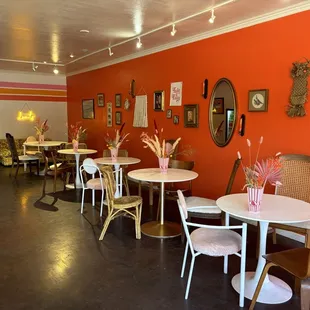 Inside area, loved the decor