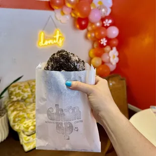 Vegan Oreo Donut