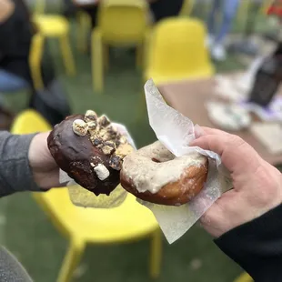 S&apos;mores donut &amp; brown butter sea salt