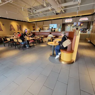 The view from the front door area. This dining room is shared with Ben Gong's Tea.