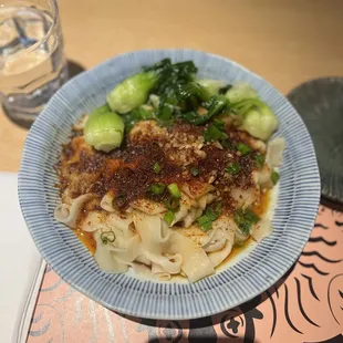 Spicy hand pulled noodles