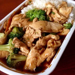 Chicken with broccoli