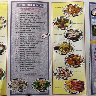 MENU: Luncheon Special 04/18/2024