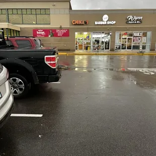 sushi and sashimi, outside