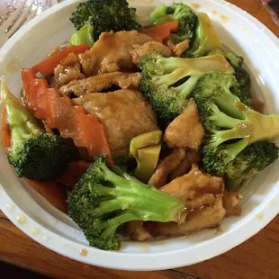 Chicken with broccoli