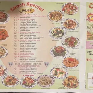 Menus 2021