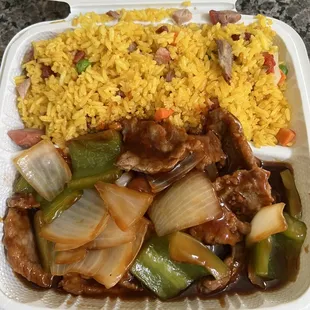 Beef Pepper Steak