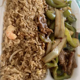 17. Mongolian Beef Dinner Special