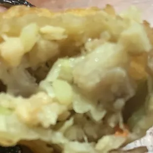 A slimy chewy egg roll