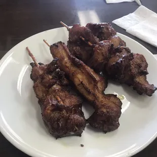 Chicken on stick