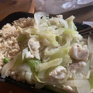 Chicken and vegetables