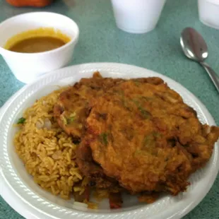 Pork Egg Foo Yung!!! Love it!
