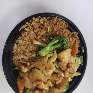 Broccoli chicken (lunch portion)