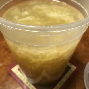 Quart/ large of egg drop soup (takeout)