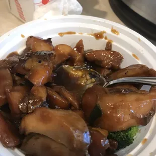Bourbon chicken
