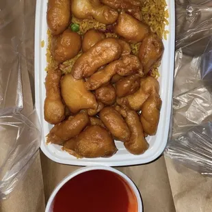 Sweet and Sour Chicken Combo