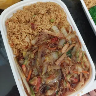 Chicken and vegetables