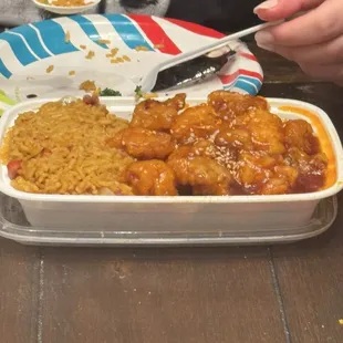 chicken wings and fried chicken, food