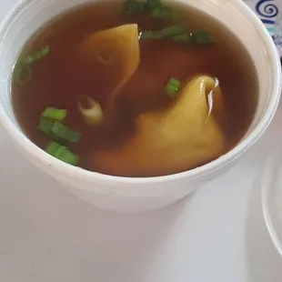 Soup that comes with the lunch special - I didn't like it