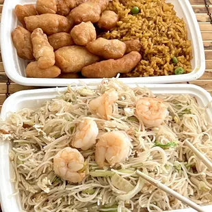 Sweet &amp; Sour Chicken and Shrimp Chow Mei Fin - June 29, 2022