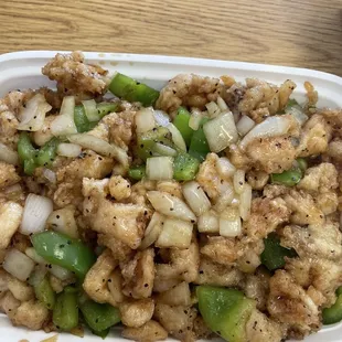 Chicken with black pepper