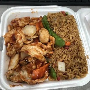 Chicken with mushrooms