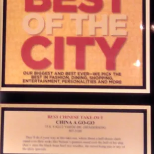 Best of the City