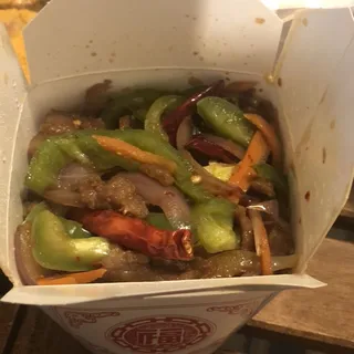 Mongolian Beef Individual Dinner