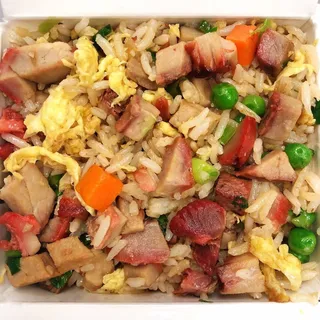 BBQ Pork Fried Rice ()