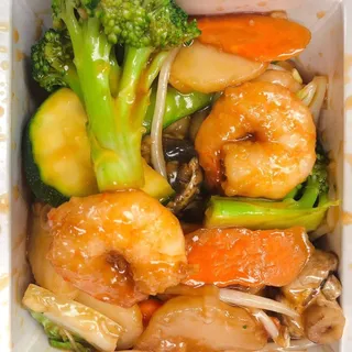 Shrimp Chop Suey Lunch