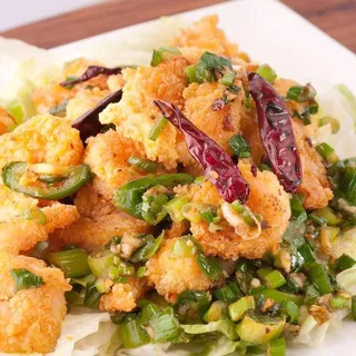 Salt and Pepper Shrimp Lunch