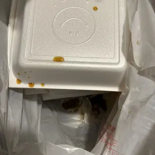 They should really invest in better Togo boxes. This was a huge mess.