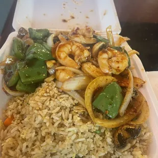 Hot Shrimp lunch special